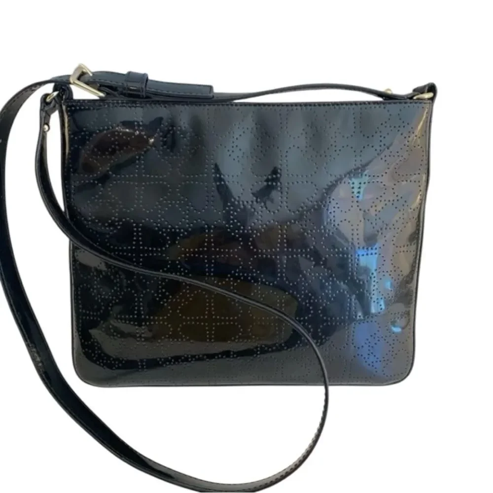 Kate Spade Black Patent Leather Crossbody Handbag